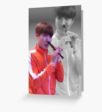 JHOPE FLUTE - FLASHBACK VER Greeting Card