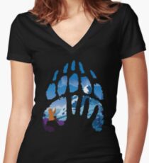 Great Spirits Alt. Women's Fitted V-Neck T-Shirt