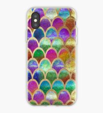 Vinilo o funda para iPhone Escamas de sirena del arco iris