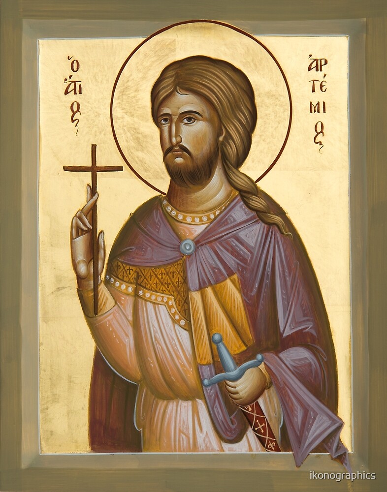 St Artemios by ikonographics