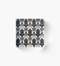 Sherlock Wallpaper Print Acrylic Block