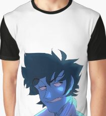 Blue Spike Graphic T-Shirt