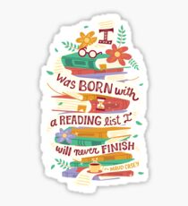 Reading list Sticker