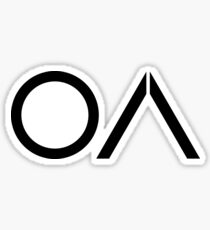 OA ver.black Sticker