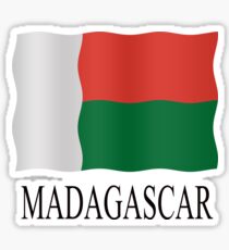 Madagascar flag Sticker