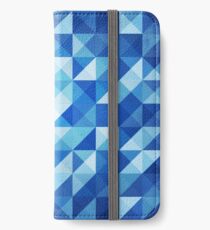 Blue Triangles iPhone Wallet/Case/Skin