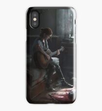 Ellie playing guitar iPhone Case