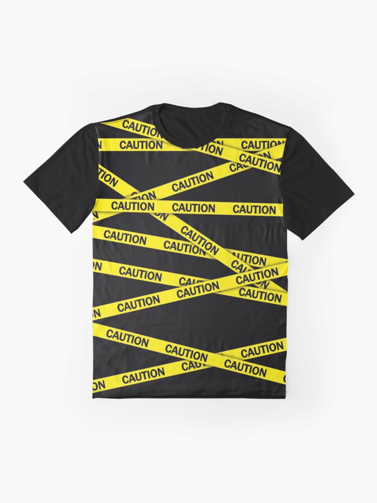 caution tape shirt