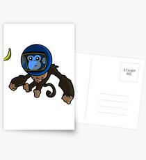 Monkey In Space Postcards