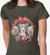 It's a Pit Bull Christmas Women's Fitted T-Shirt
