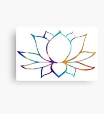 The Zen Lotus Canvas Print