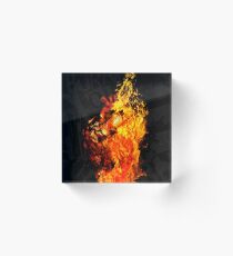 I Will Burn the HEART Out of You Acrylic Block