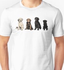 Rainbow of Puppy Love Unisex T-Shirt