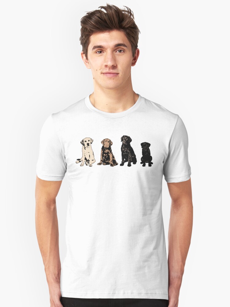 Alternate view of Rainbow of Puppy Love Slim Fit T-Shirt