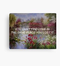 Find Love Canvas Print