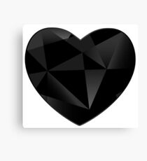 rihanna Diamond heart - Bodbeli Canvas Print