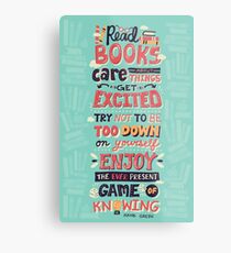 Read Books Metal Print