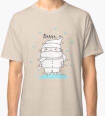 Brrr ... it's cold outside ! / Cat doodle Classic T-Shirt