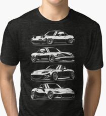 Generations. MX5 Miata Tri-blend T-Shirt