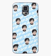 Funda/vinilo para Samsung Galaxy mini yuri katsuki (blue)