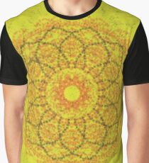 Yellow abstract pattern Graphic T-Shirt