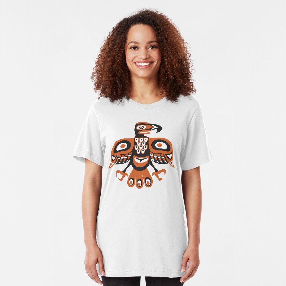 Bird - totem pole style Slim Fit T-Shirt
