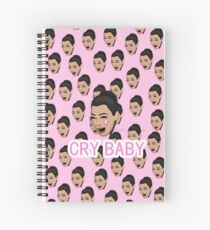 Kim Kardashian Crying Face Meme Spiral Notebook
