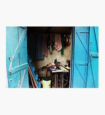 Sewing workshop Photographic Print