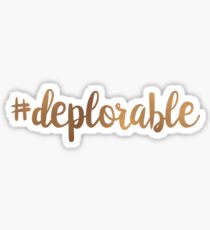 Hashtag Deplorable Sticker