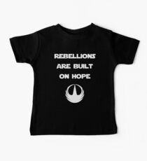 Star Wars Rogue One - Rebellions are built on hope Baby Tee