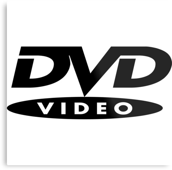 Dvd Logo Dvd Video Metal Print By Siobhanthesalad Redbubble