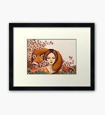 Red Fox Totem. Framed Print