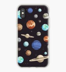 Retro Planet Design iPhone Case