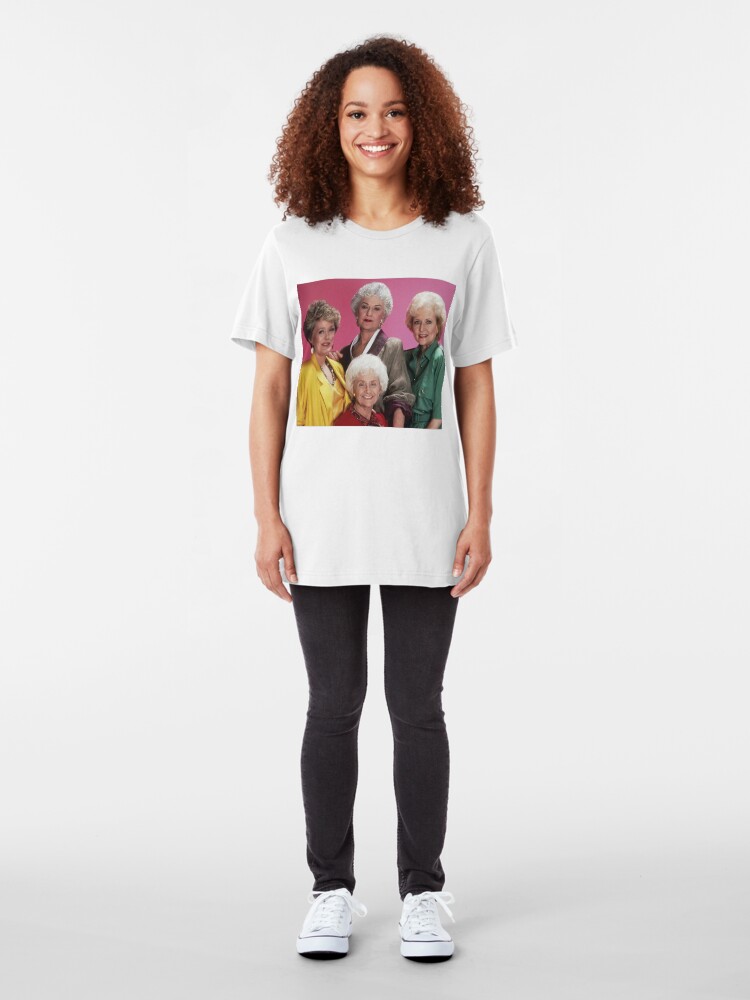 Alternate view of Classic Golden Girls Slim Fit T-Shirt
