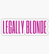 Legally Blonde Sticker