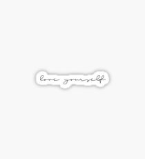 Love Yourself Sticker