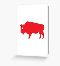 M. Bison Greeting Card