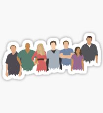 Scrubs Cast Sticker