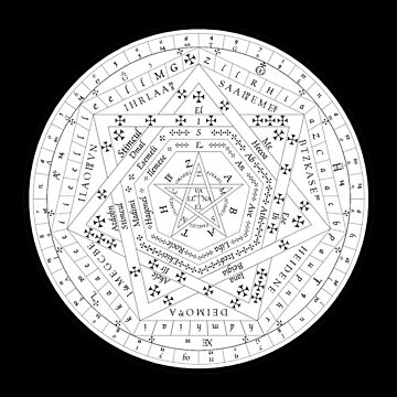 The Sigillum Dei Aemeth - v2 white Coasters (Set of 4) for Sale by  ISeeRedPeople