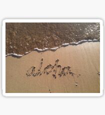 Wave Aloha Sticker