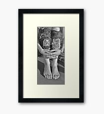 Pray Framed Print