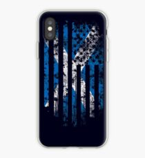 Schottland und Amerika Flagge Combo Distressed Design iPhone-Hülle & Cover
