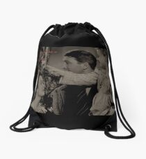 Every time a bell rings, an angel gets his wings. Drawstring Bag
