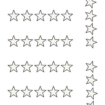 Star Ratings for Reading Journal PNG Afbeelding door