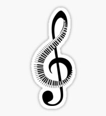 piano, note Sticker