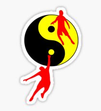 Pegatina Baloncesto Yin y Yang