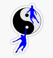 Pegatina Baloncesto Yin y Yang