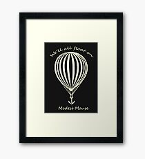 Modest Mouse Float on With Balloon Framed Print