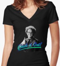 DR. BRULE STEVE Women's Fitted V-Neck T-Shirt