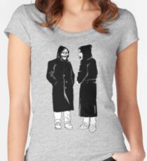 brand new - the devil and god Women's Fitted Scoop T-Shirt
